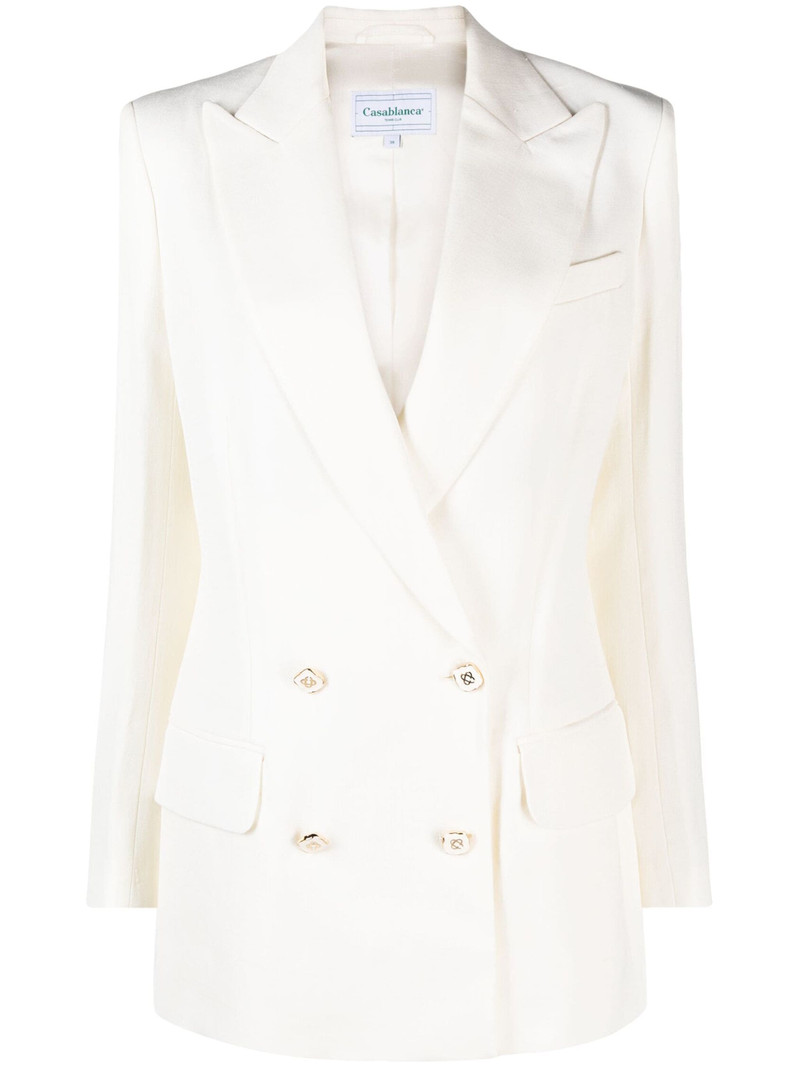 double-breasted tailored blazer 1
