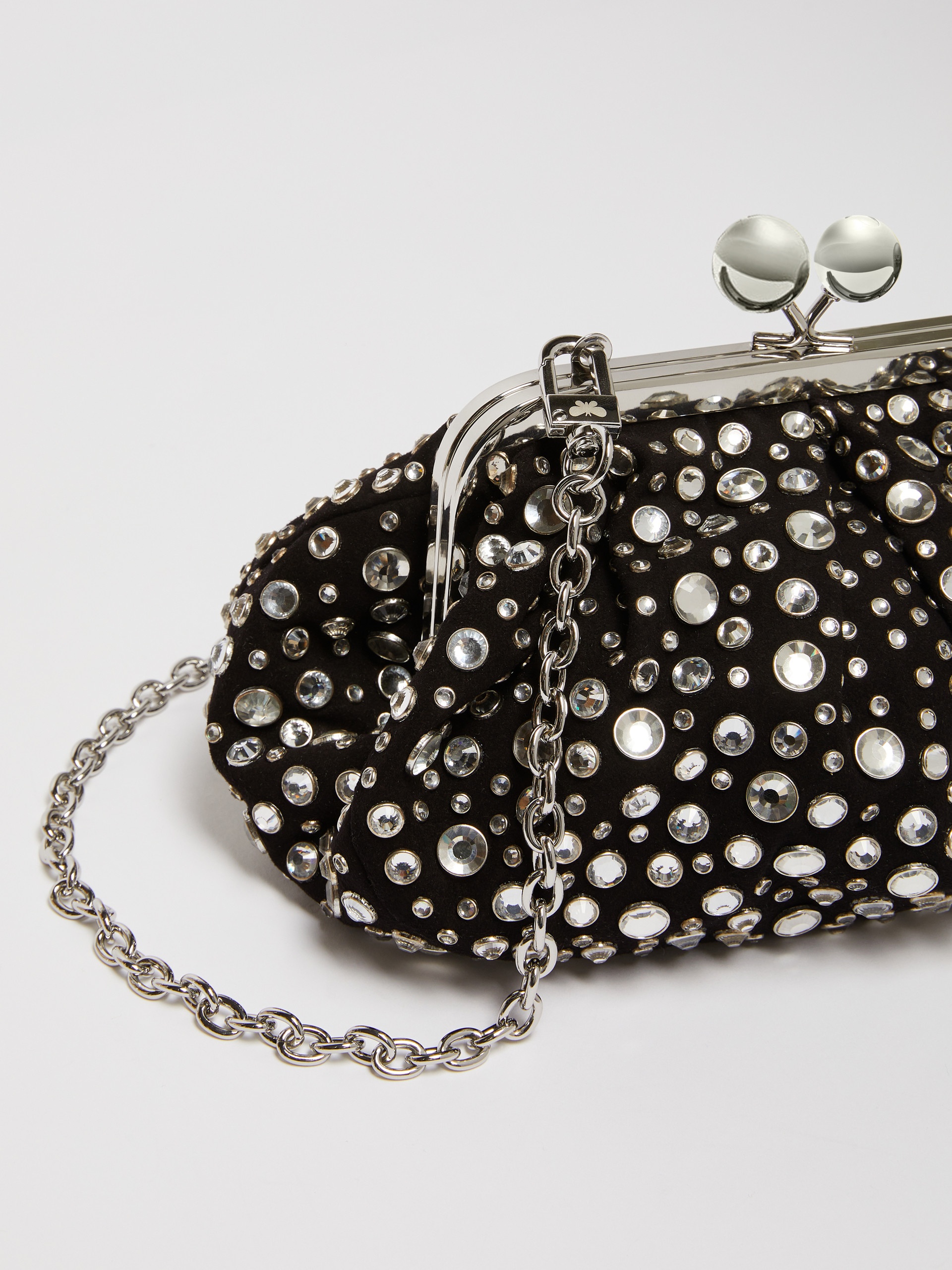 MASQUE Small crystal leather Pasticcino Bag - 4