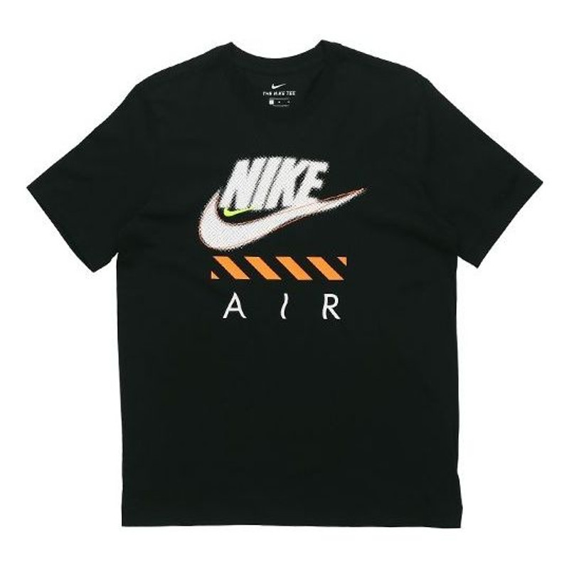 Nike Air Casual Sports Breathable Round Neck Short Sleeve Black CT6533-010 - 1