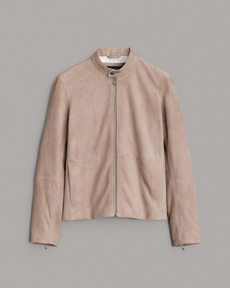 Archive Suede Cafe Racer
Slim Fit Jacket 1