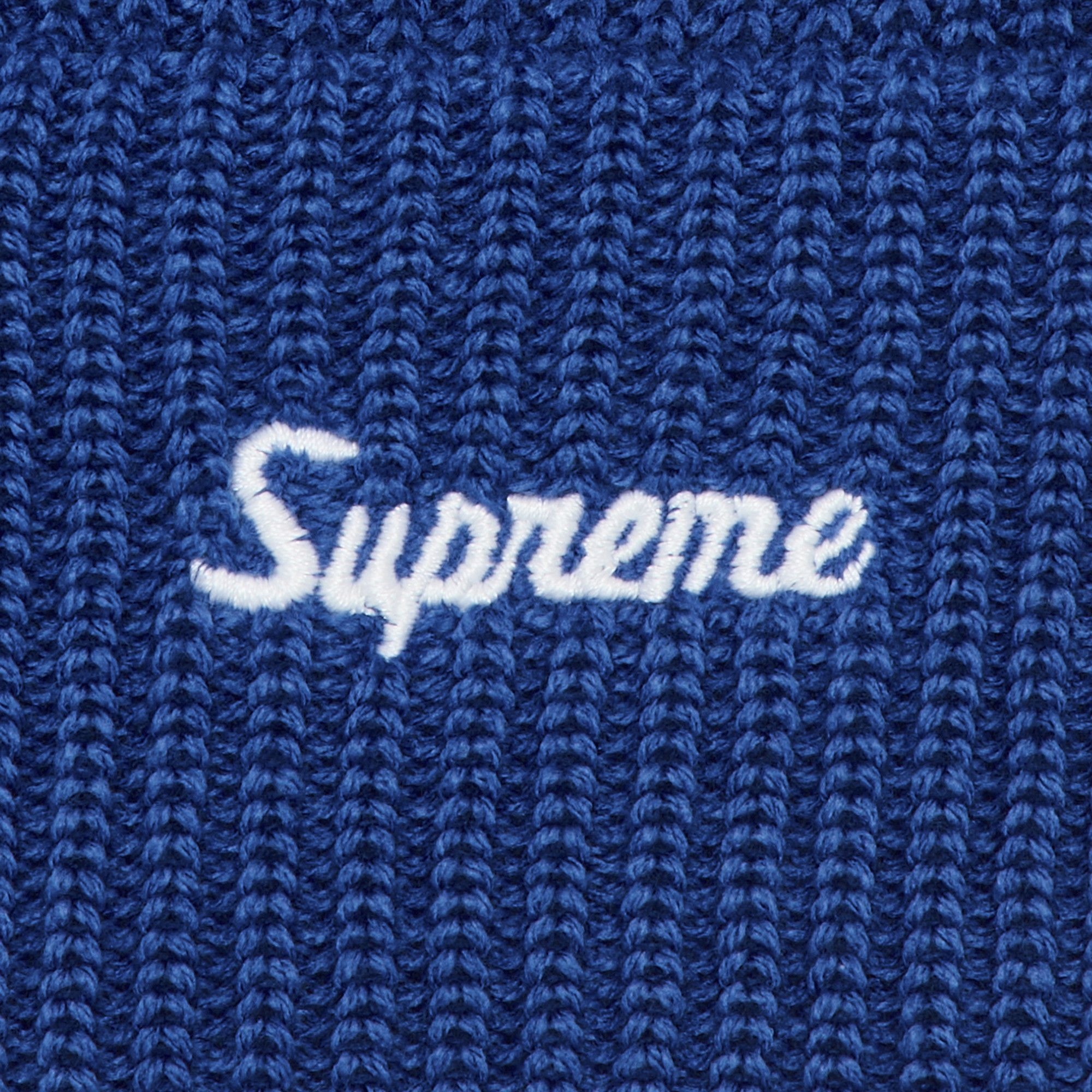 Supreme Loose Gauge Beanie 'Blue' - 3