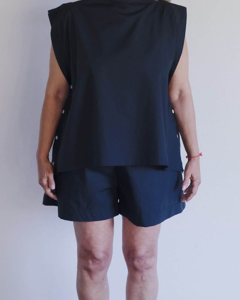 Cable Shorts - Organic Cotton Poplin 1