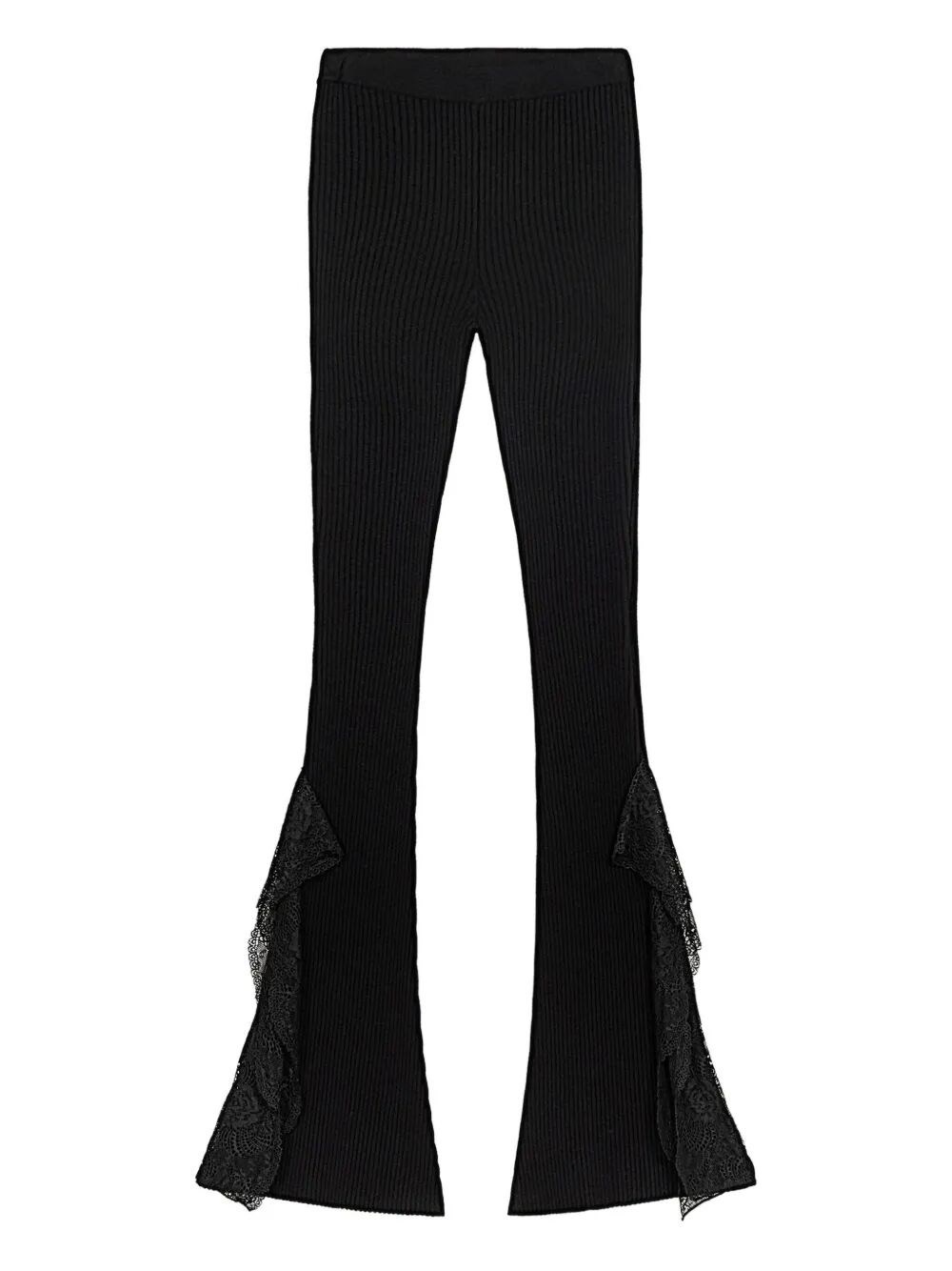 The Knit Insert Lace Pants by Blumarine represent a perfect blend of elegance and sophistication in  - 1