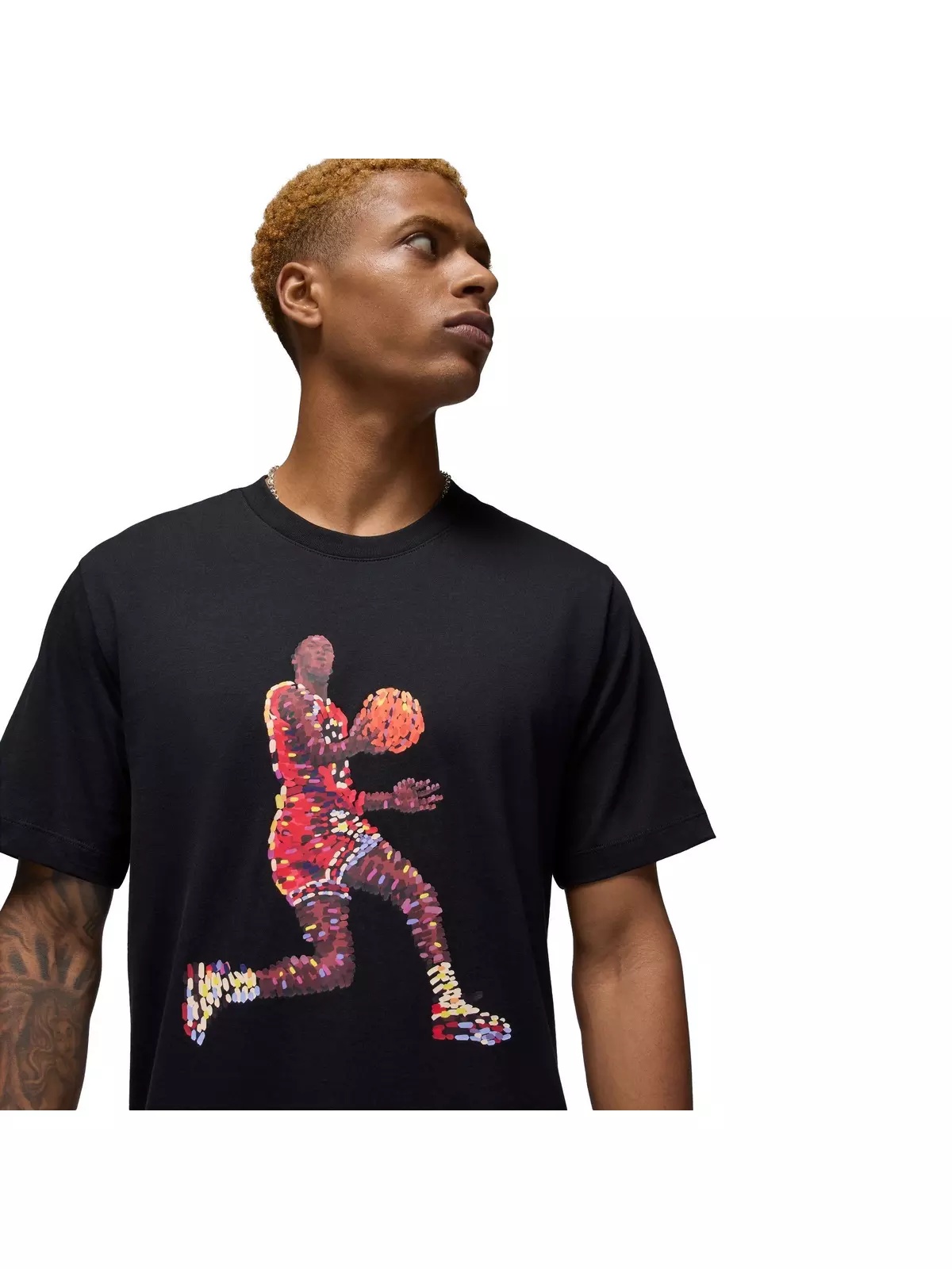 Men's Paint Stroke Jumpman Tee - 4