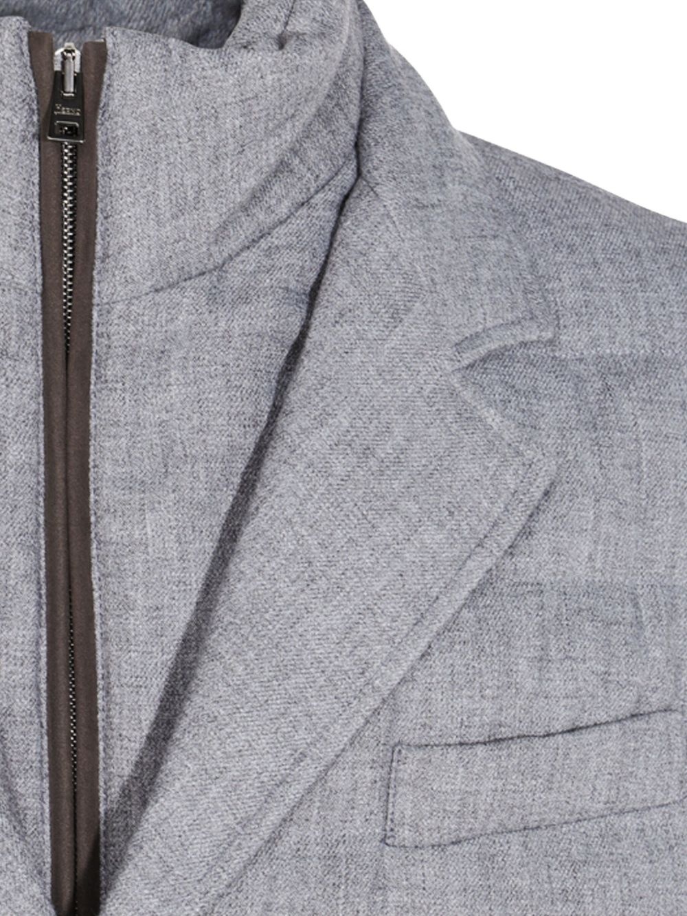 padded panelled blazer - 3