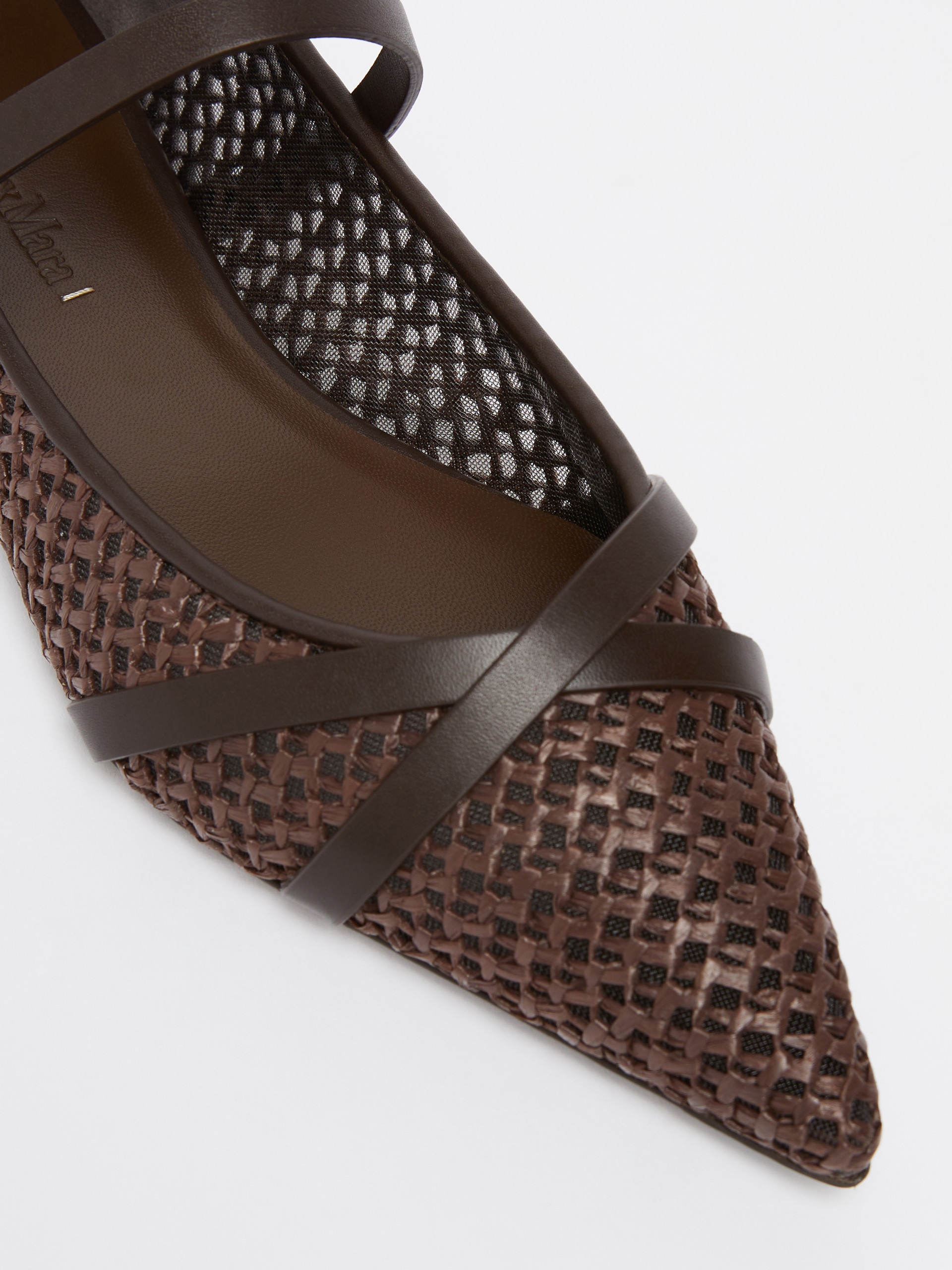 WOVENFLAT Crochet-fabric ballerinas - 4