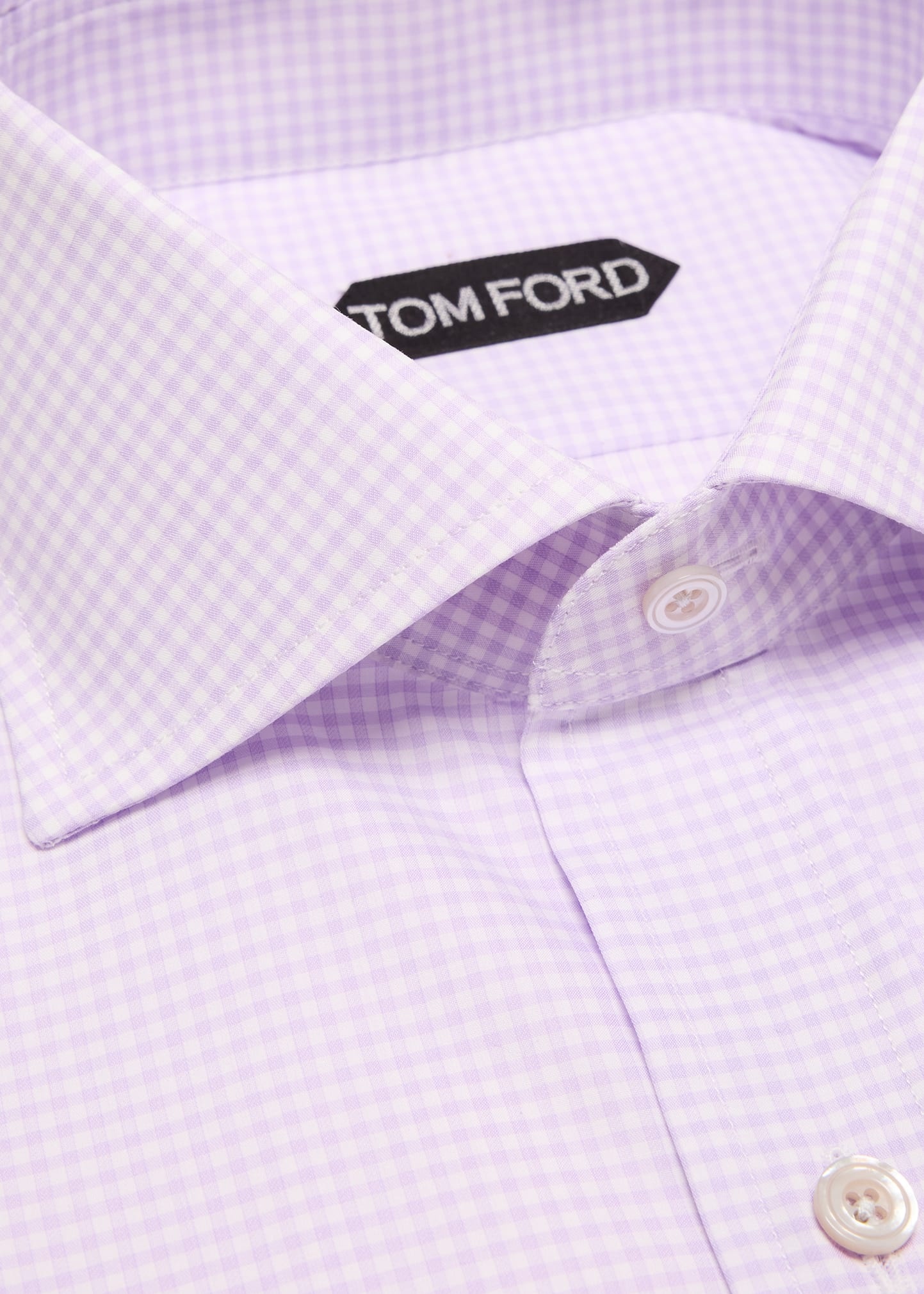 Men's Micro-Gingham Twill Dress Shirt - 2