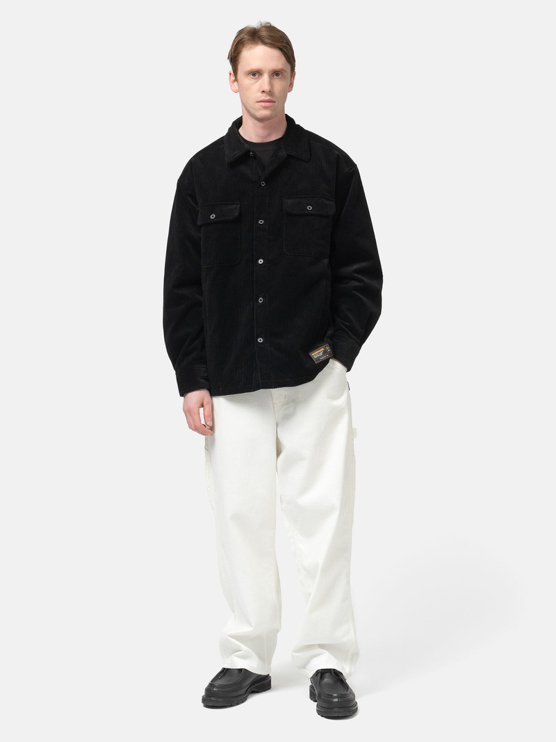 NEIGHBORHOOD Corduroy CPO Shirt LS Black outlook