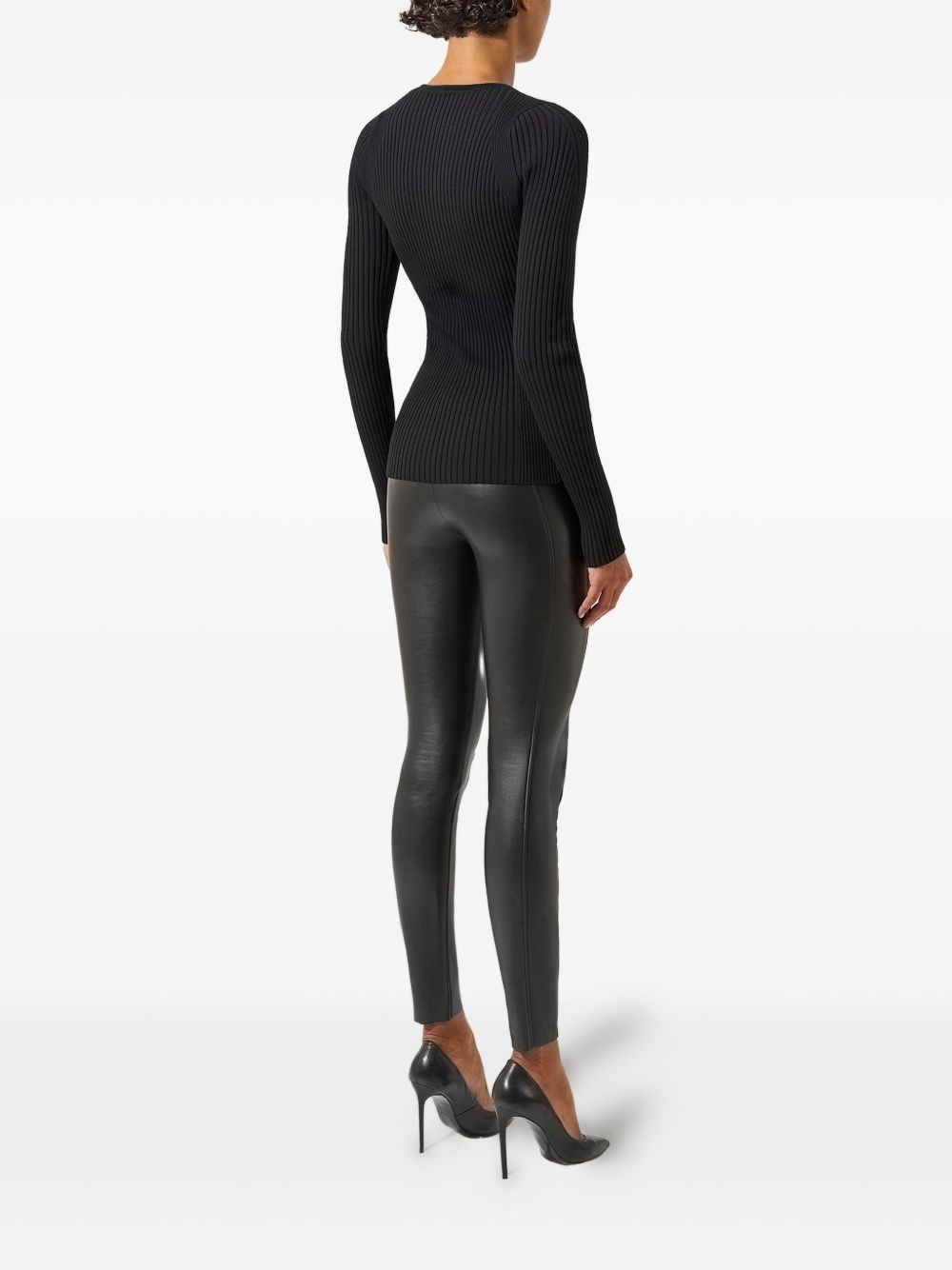merino rib long-sleeve top - 3