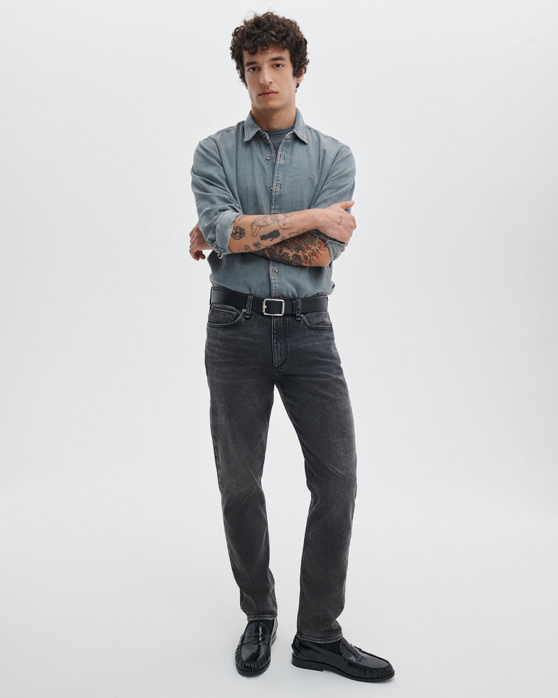 Fit 2 Slim Jeans Cashmere Stretch in Washed Black 2