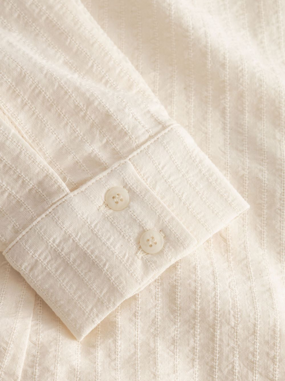 gathered button-up shirt - 5