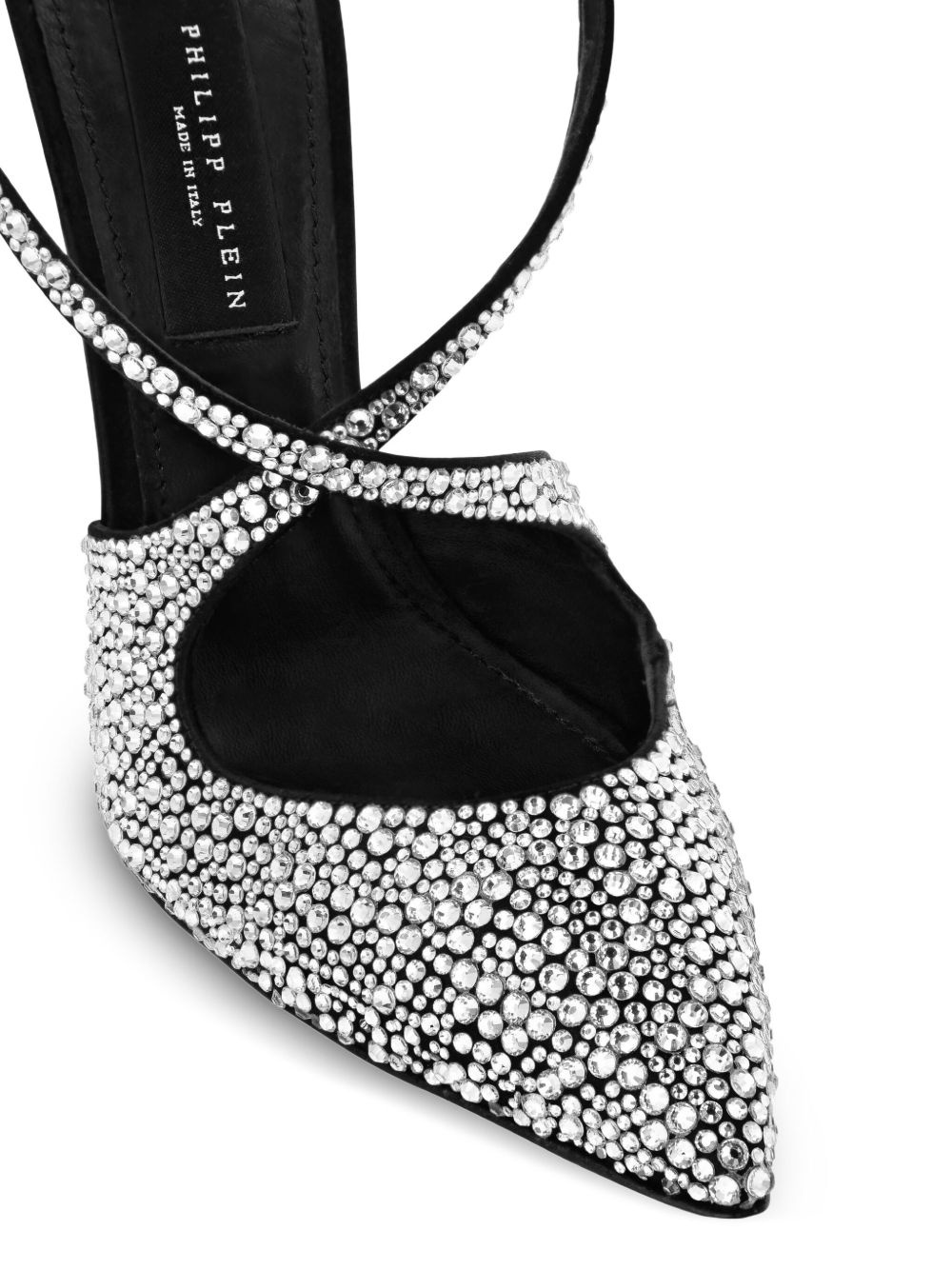 120mm crystal-embellished pumps - 3