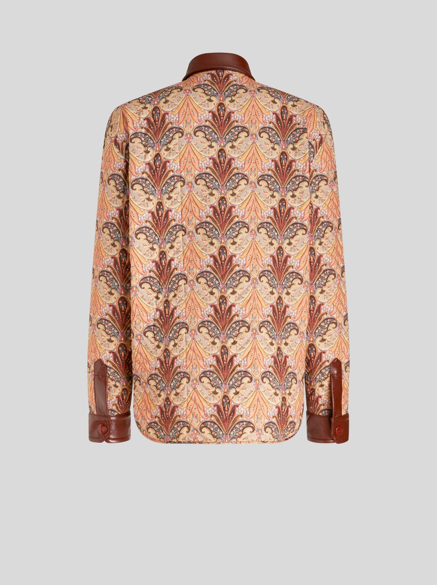 QUILTED SHIRT WITH PAISLEY DESIGN - 5