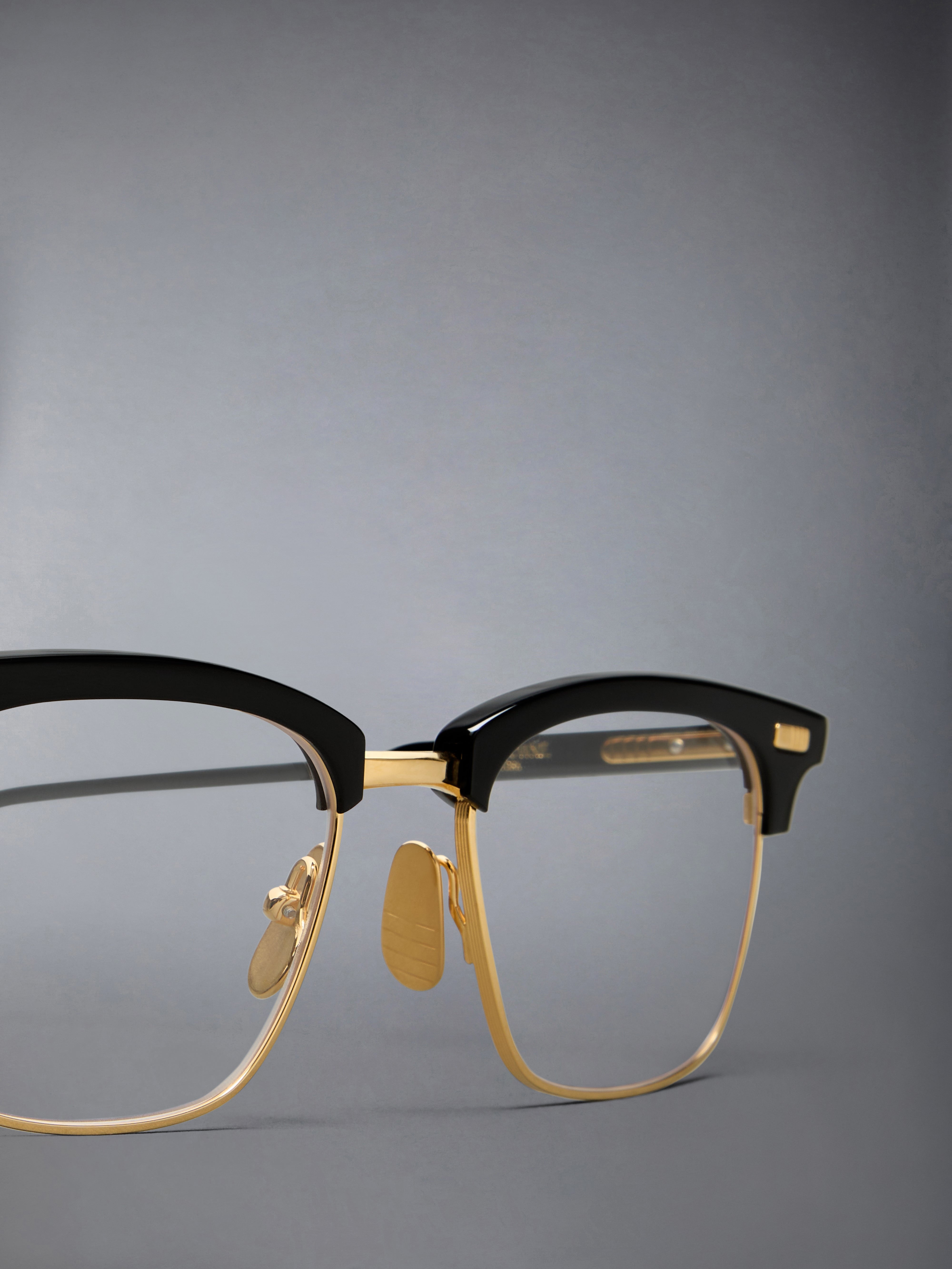 ACETATE AND TITANIUM RECTANGULAR EYEGLASSES - 3