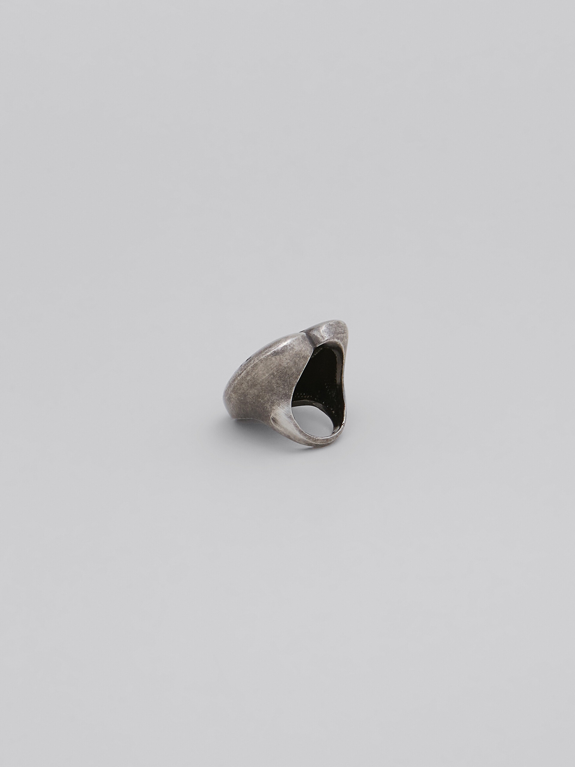 LUCKY HEARTS METAL AND ENAMEL RING - 3