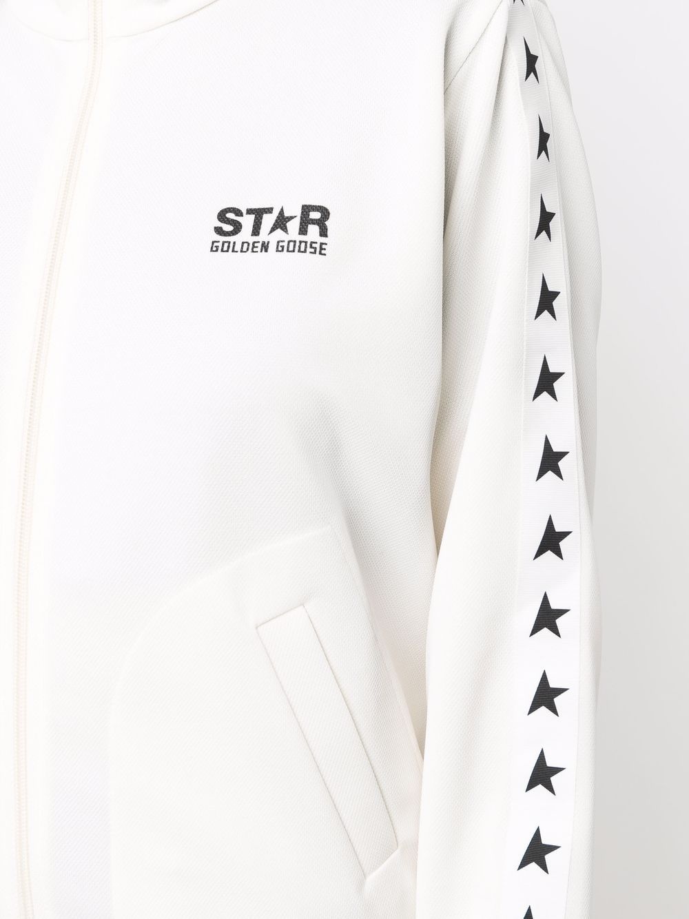 star-print sweat jacket - 5