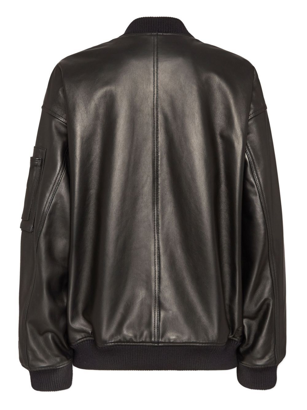 Dsquared2 Women Leather Oversize Bomber - 2