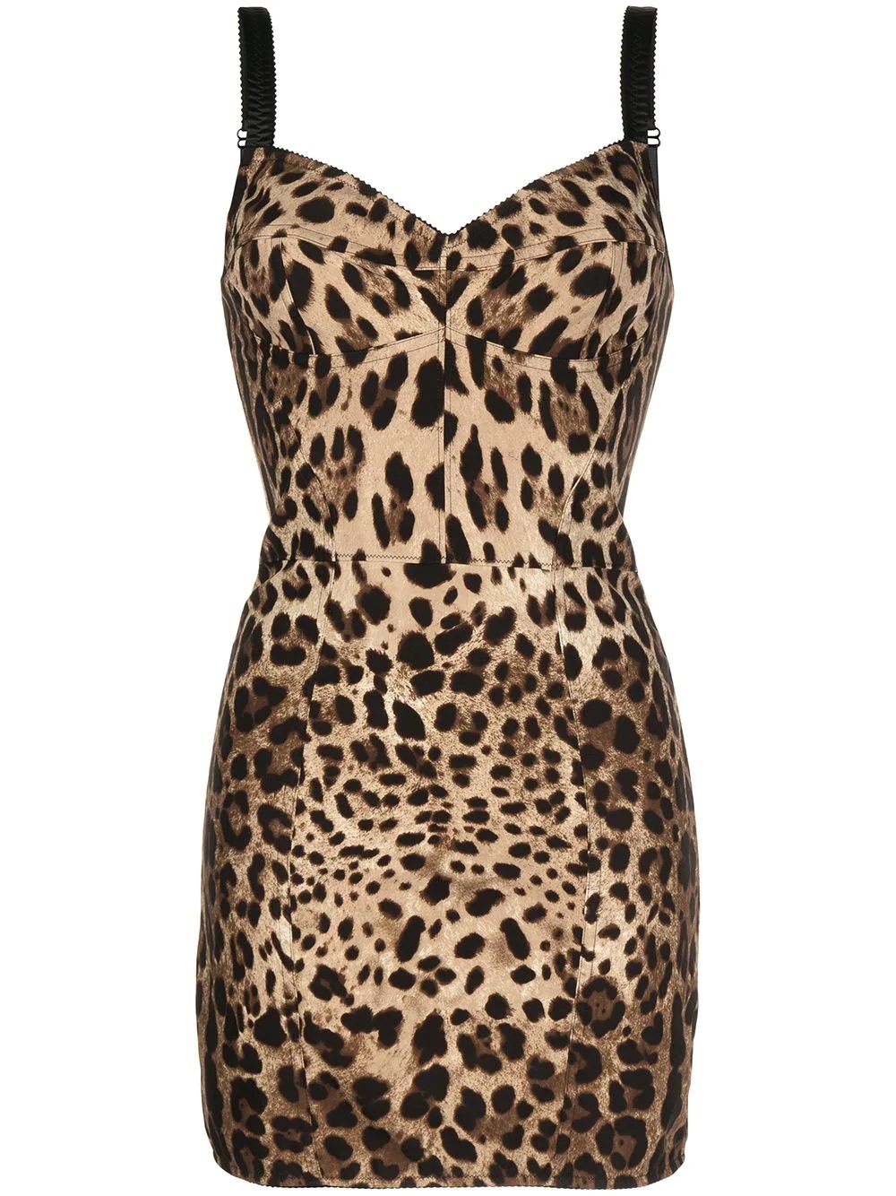 leopard-print dress - 1