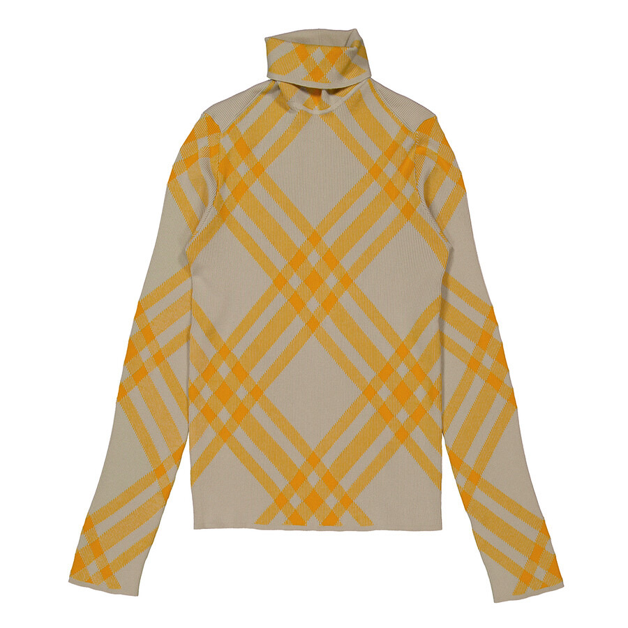 Burberry Checked Wool-Blend Jumper - 5