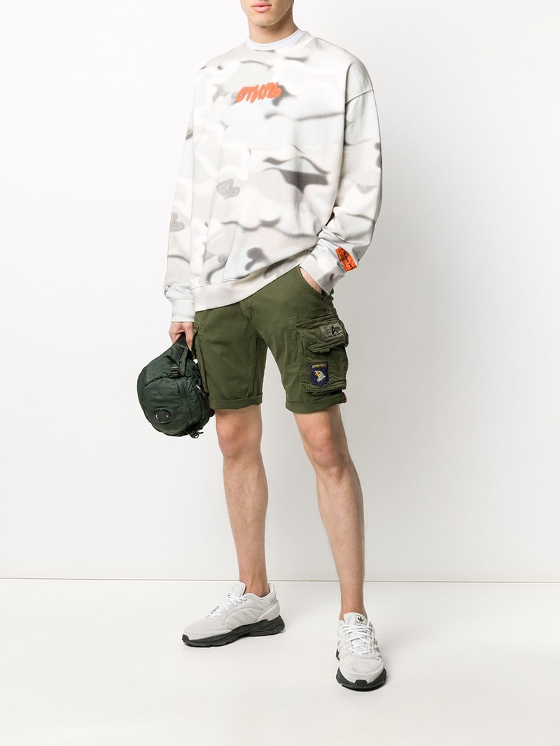 ALPHA INDUSTRIES cargo pocket shorts outlook