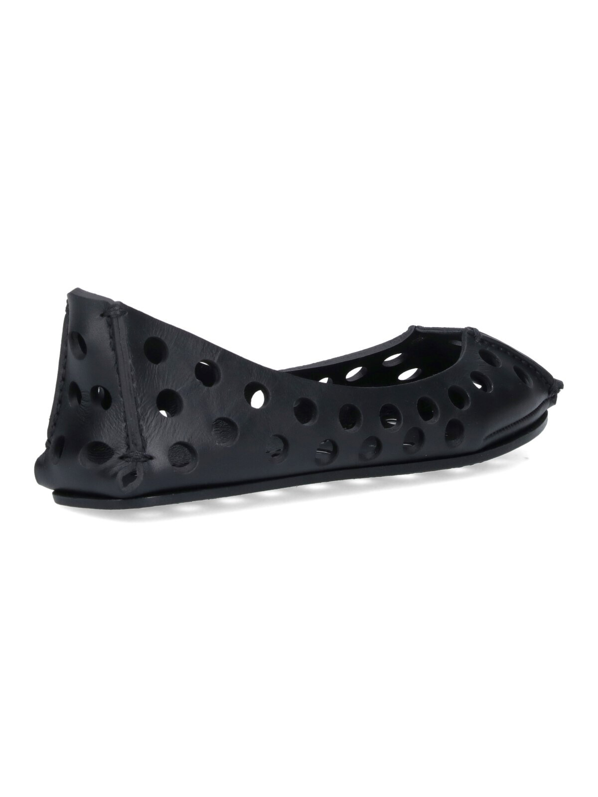 LEATHER BALLET FLATS - 4