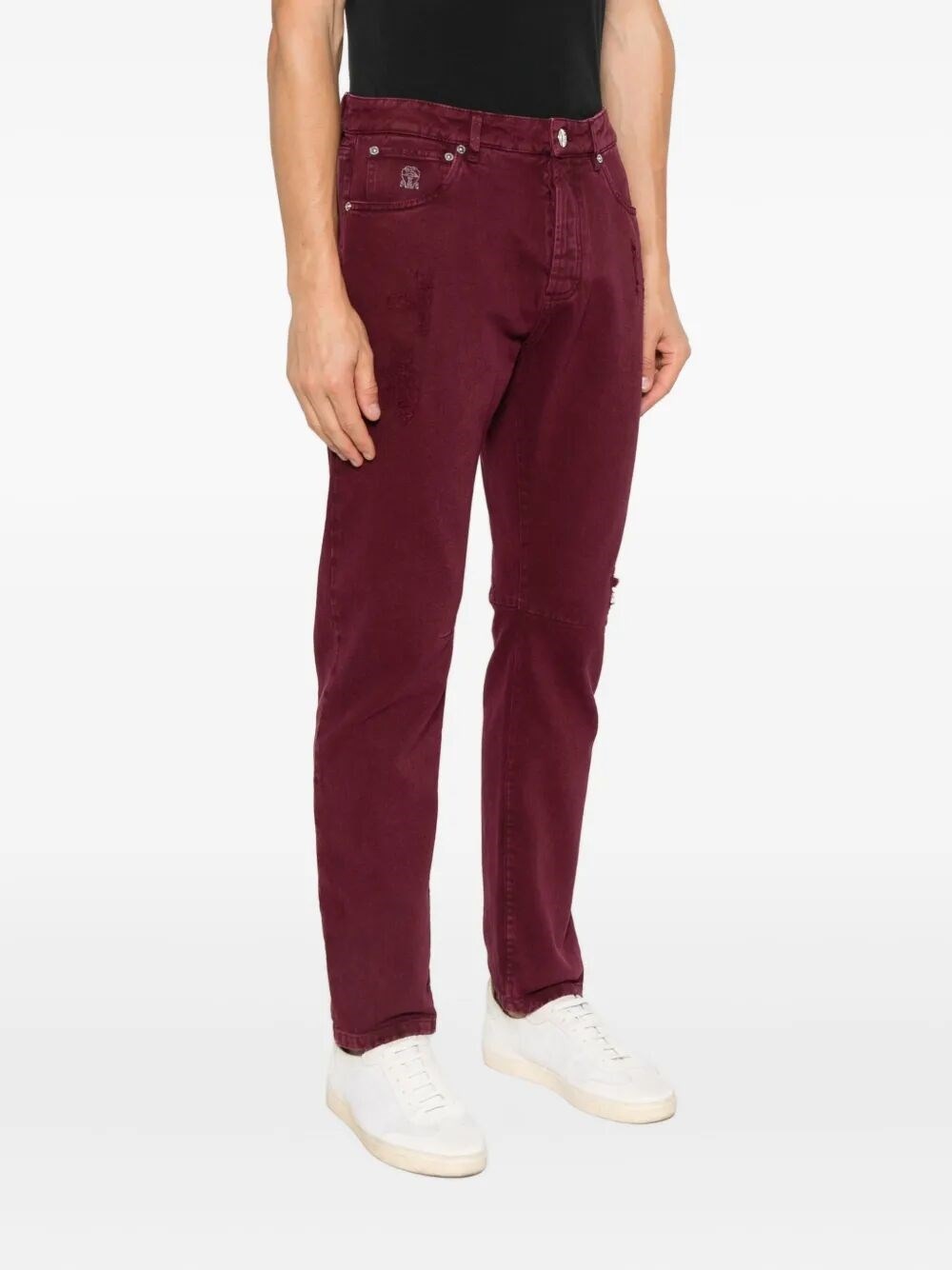 Dyed Denim Pants - 5