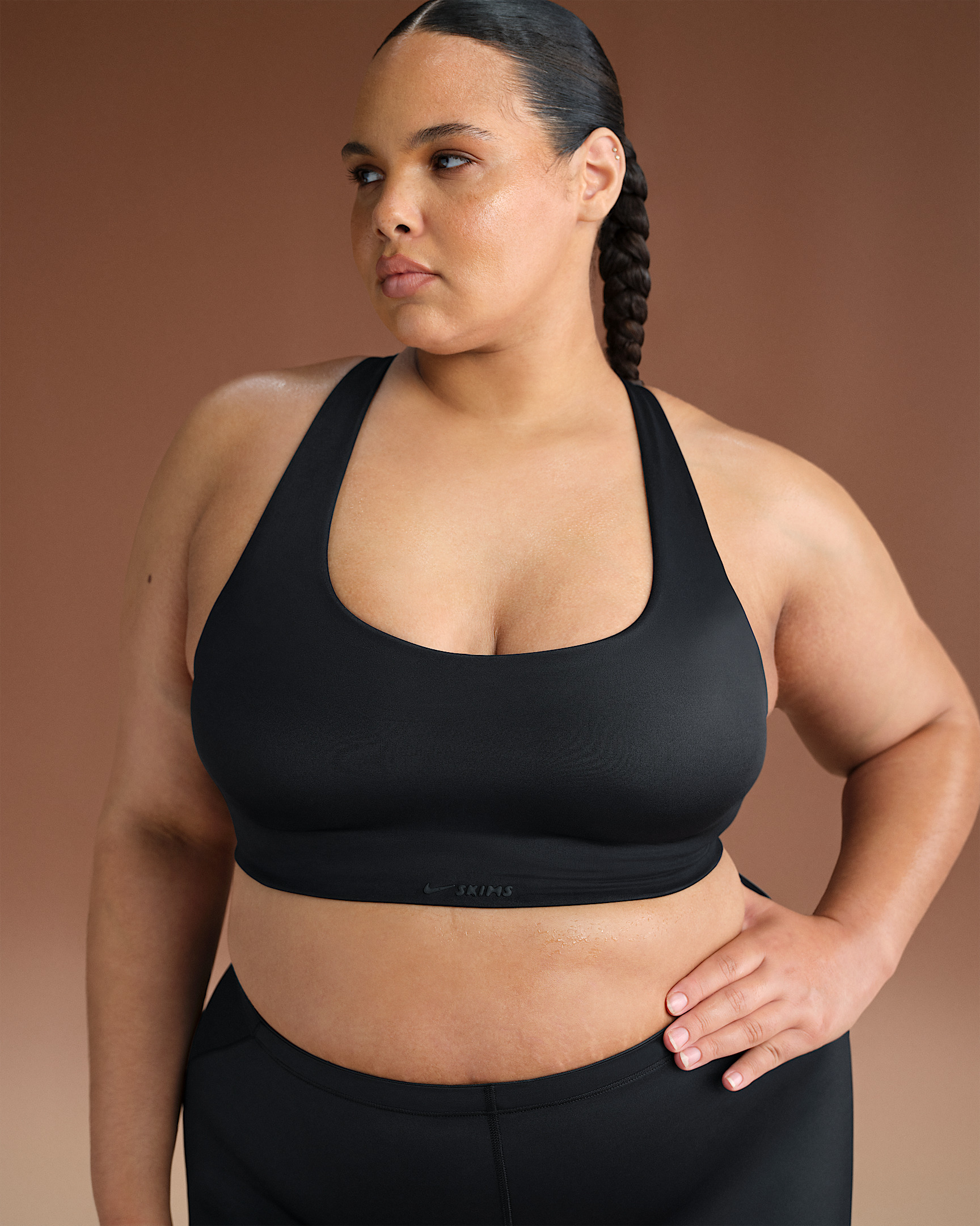 NikeSKIMS Shine Women's Racerback Bra - 7