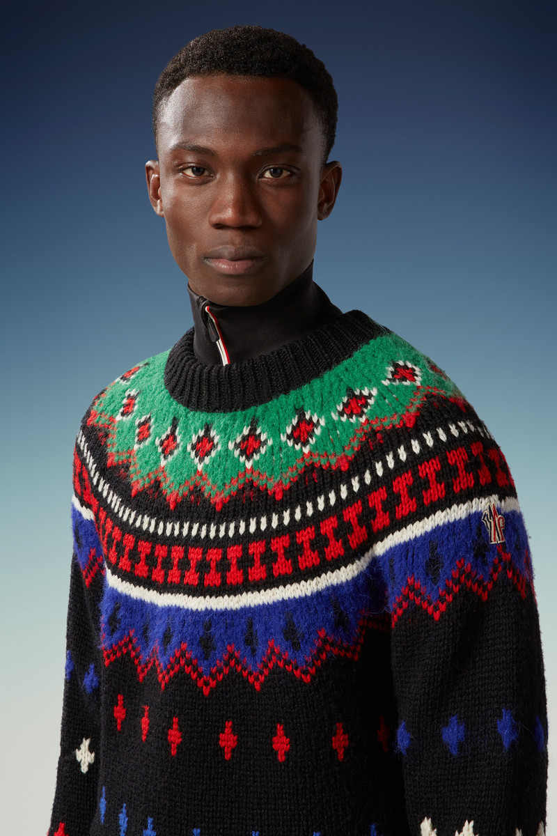 Alpaca & Wool Jacquard Sweater 4