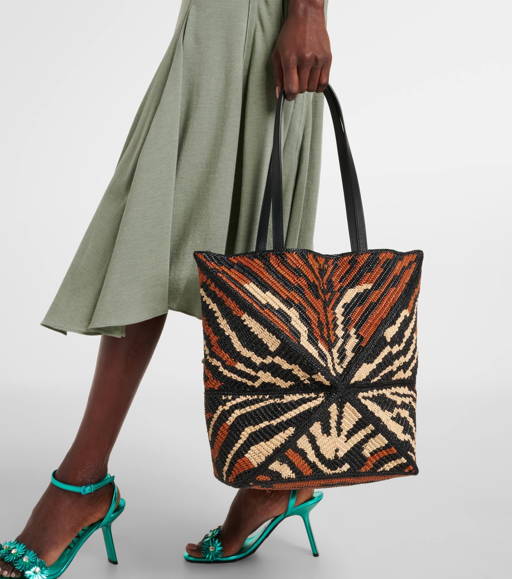 Paula's Ibiza Puzzle Fold Medium tote bag - 7