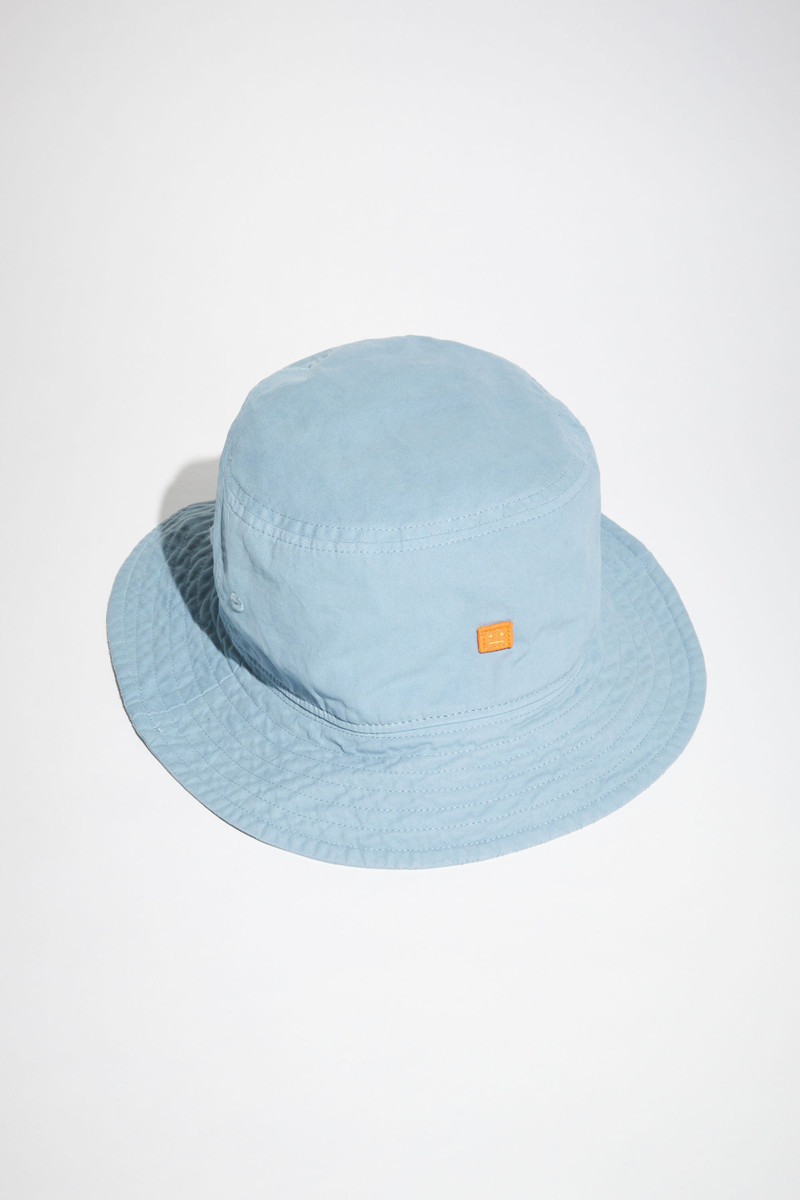 Cotton bucket hat - Dusty blue 1