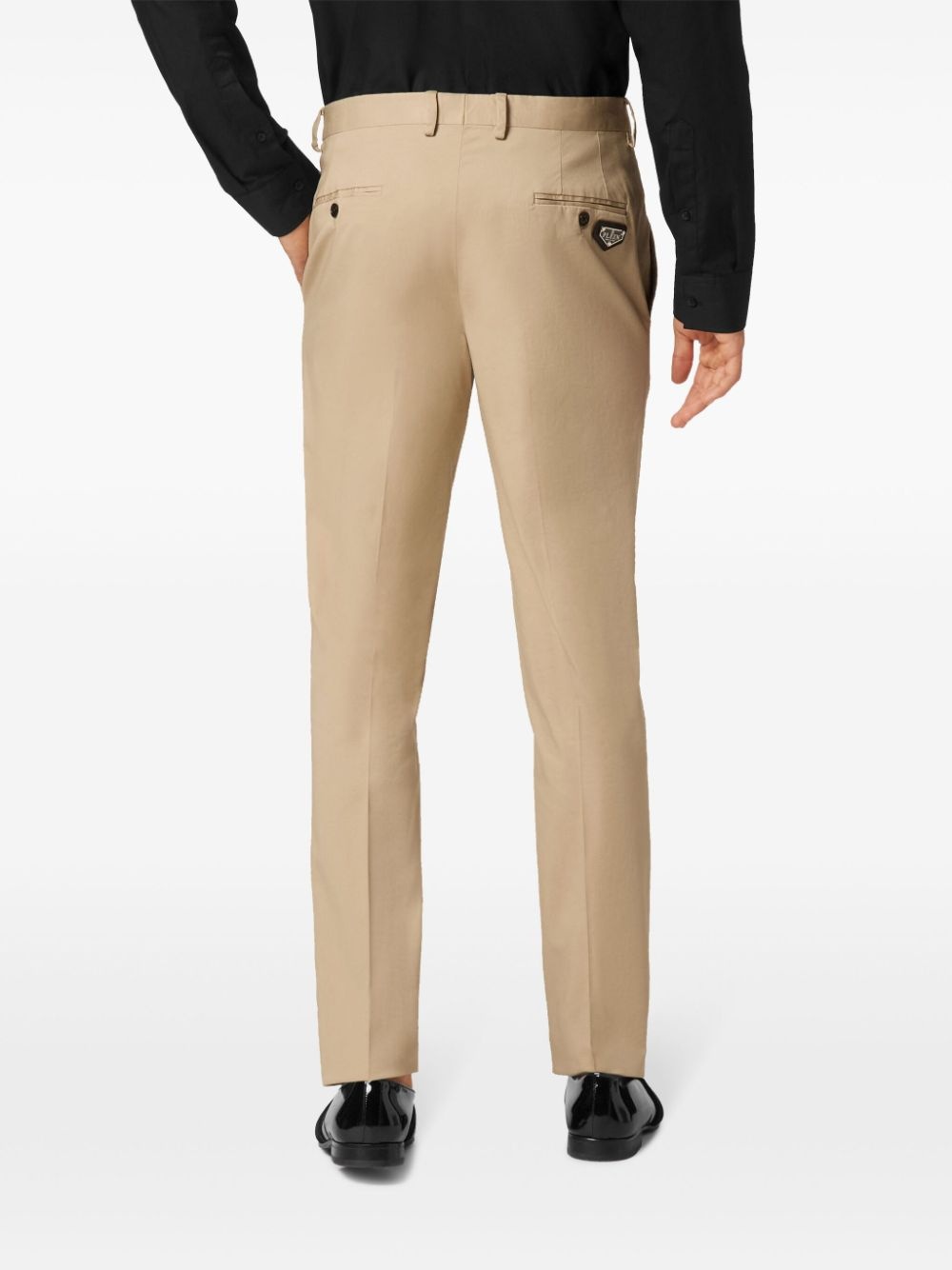 mid-rise slim-fit chinos - 4