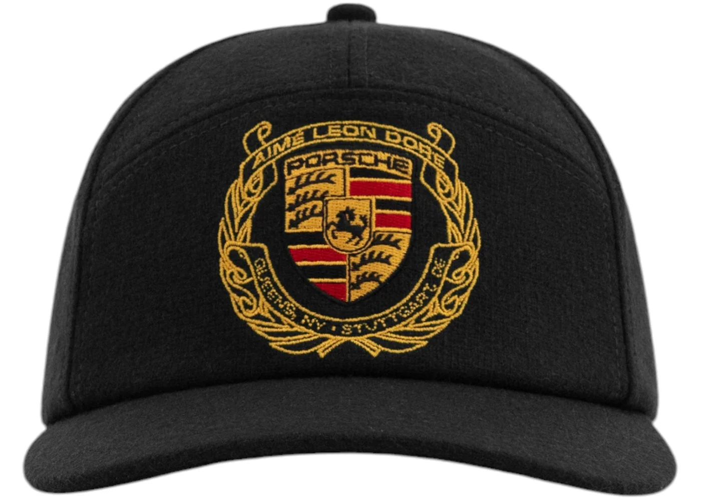 Aime Leon Dore x Porsche 993 Turbo Wool Wreath Hat Jet Black - 1