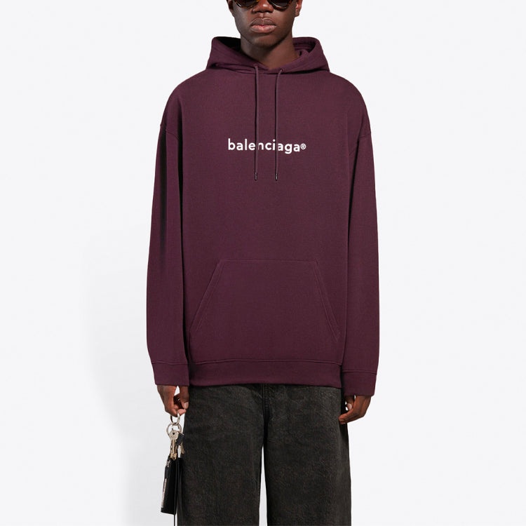 Men's Balenciaga SS21 Logo Purple 570811TJVA35182 - 3