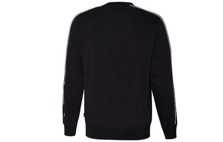 Converse All Star Track Crew Fleece Sweatshirt 'Black' 10018257-A01 - 2