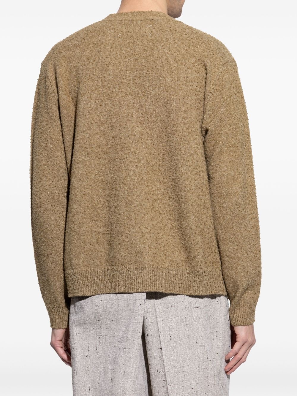 vintage effect cardigan - 4