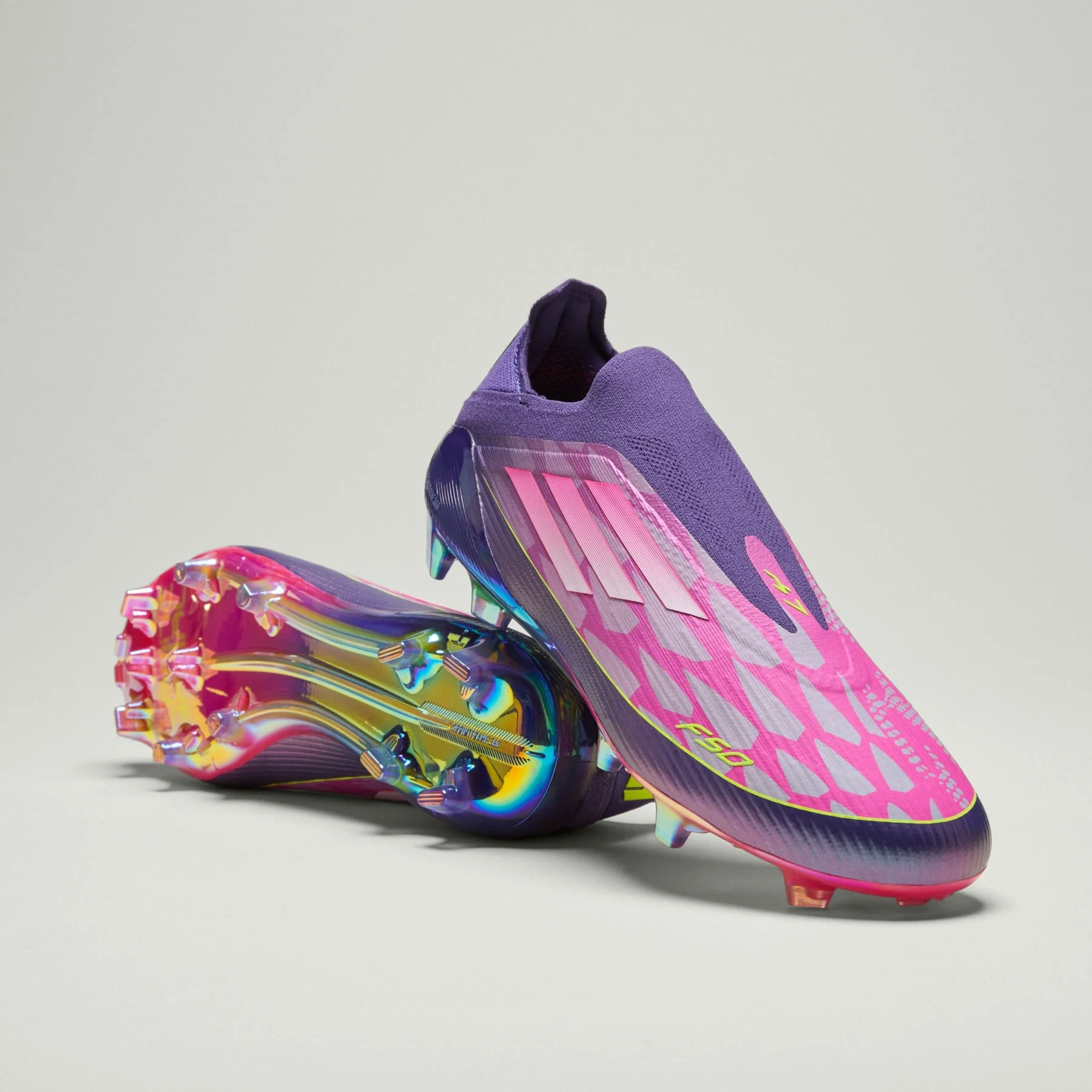 F50 Elite LY Laceless Firm Ground Cleats - 1