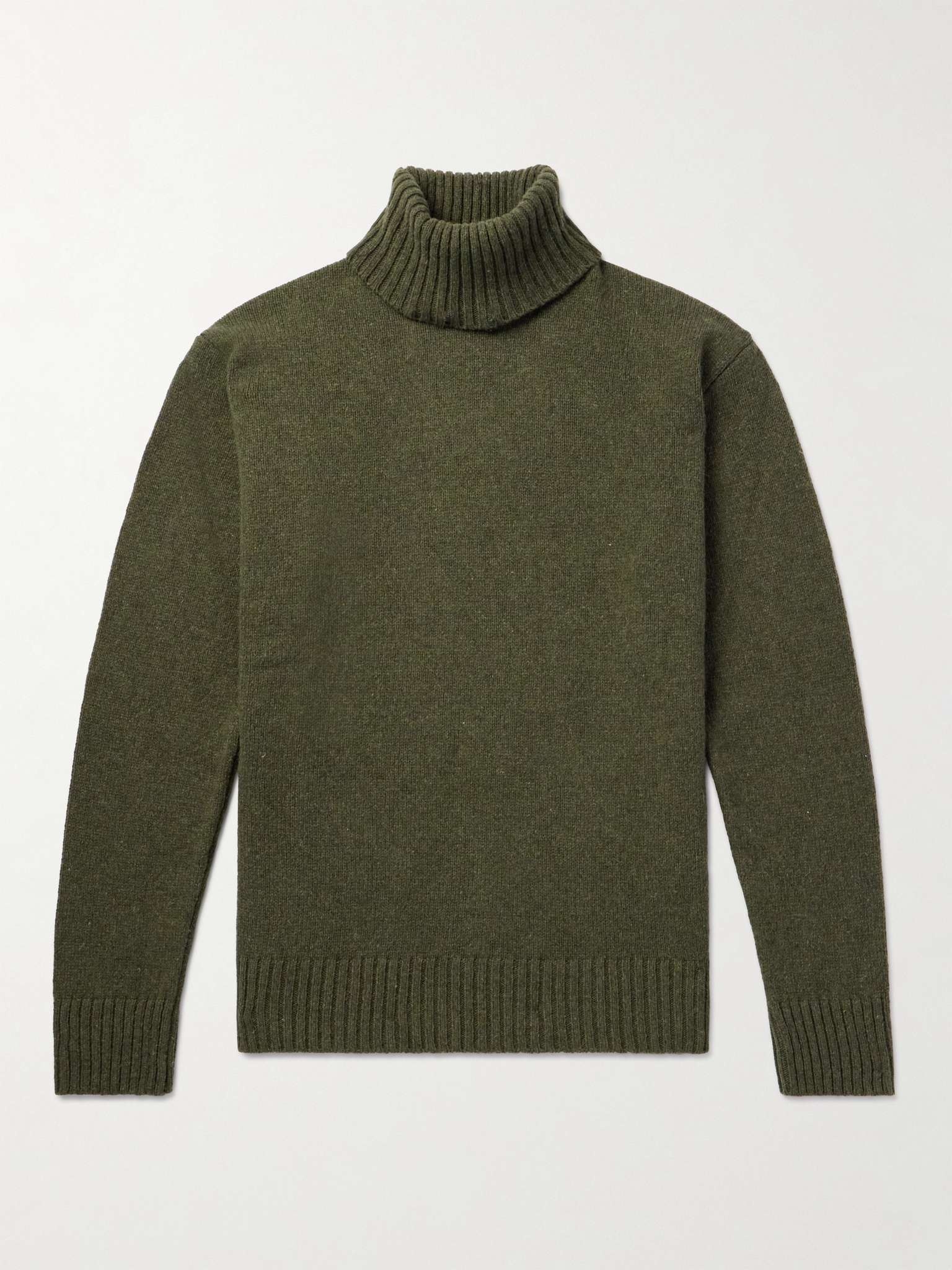 Wool-Blend Rollneck Sweater - 1