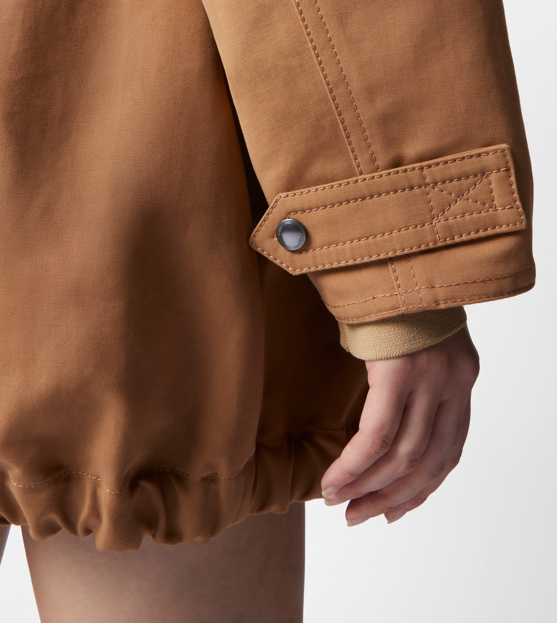 PARKA IN COTTON - BROWN - 5