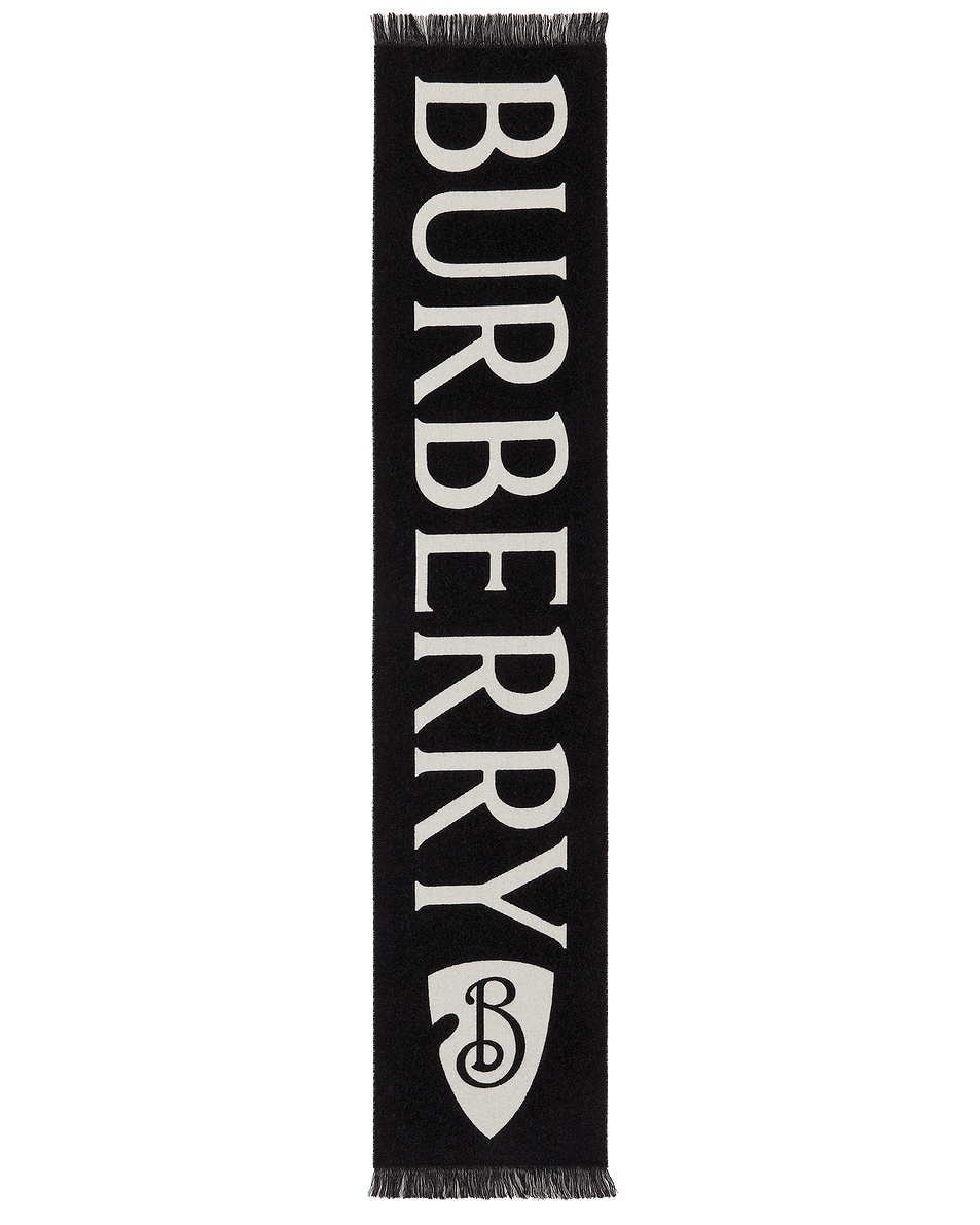 168x33 Text Wool Scarf - 2