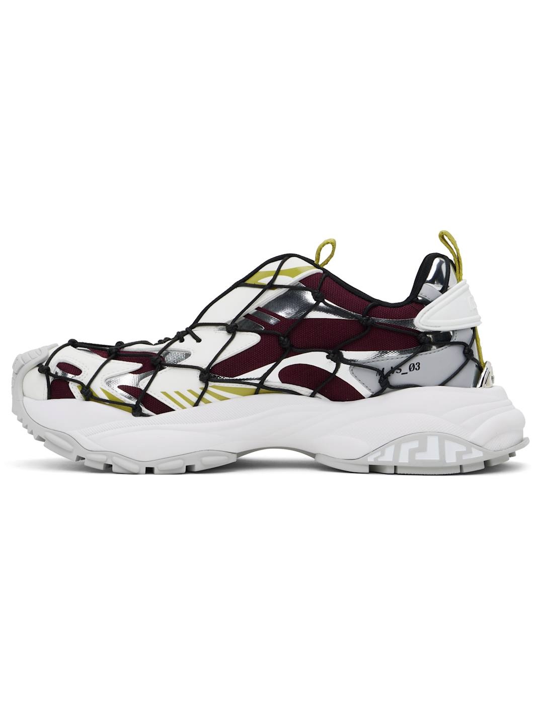 White & Burgundy '' Mercury M_VS_03 Sneakers - 3