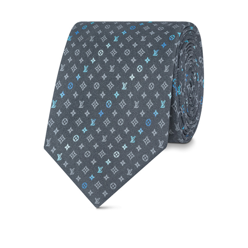 Gradient Monogram Bands Tie 4