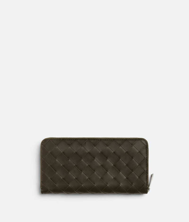 Intrecciato Zip Around Wallet 4