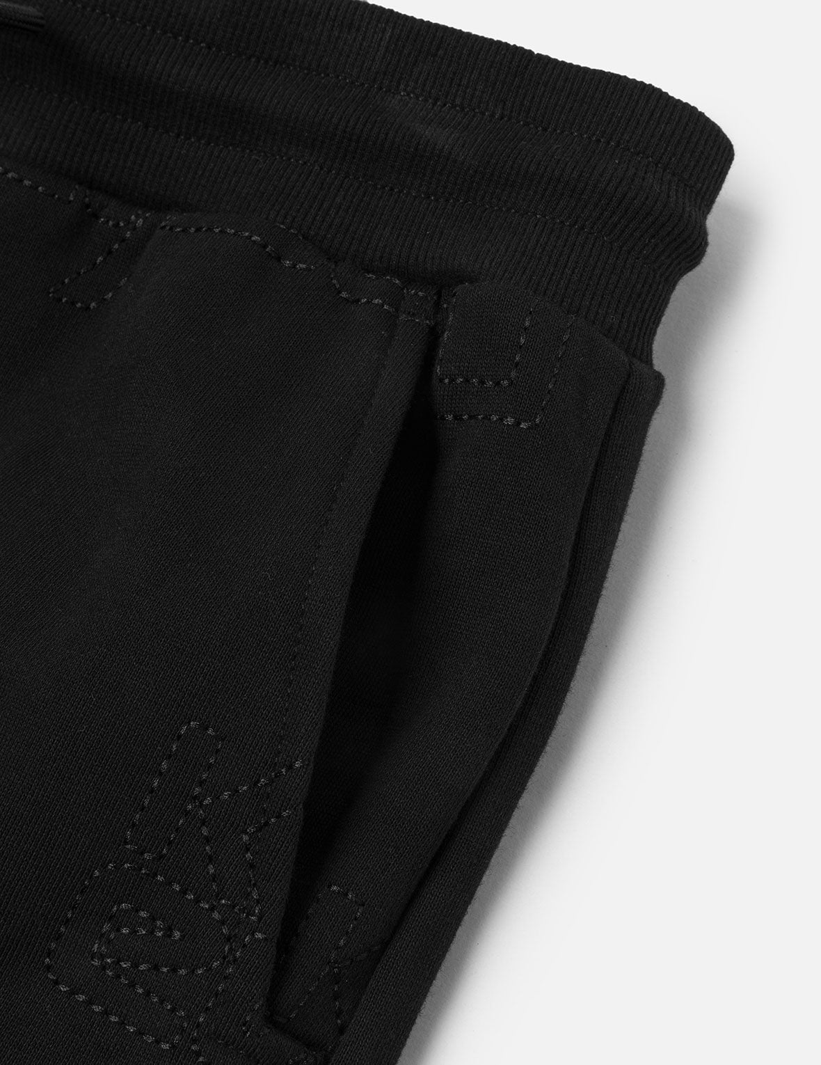 Allover Logo Stitching Regular Fit Quilting Sweatpants - 9
