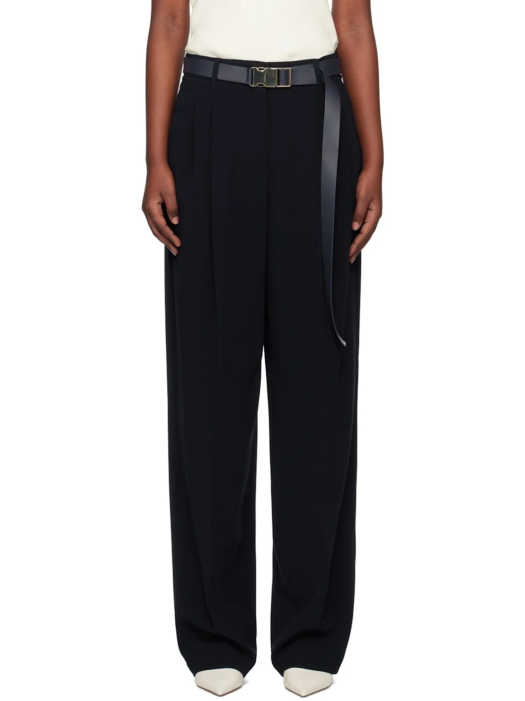 Navy Neottia Trousers - 1