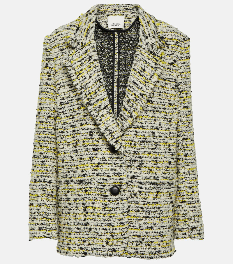 Etiennega wool-blend blazer - 1