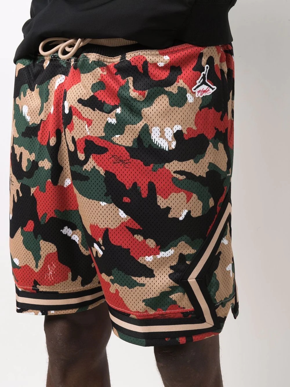 camouflage-print logo shorts - 5