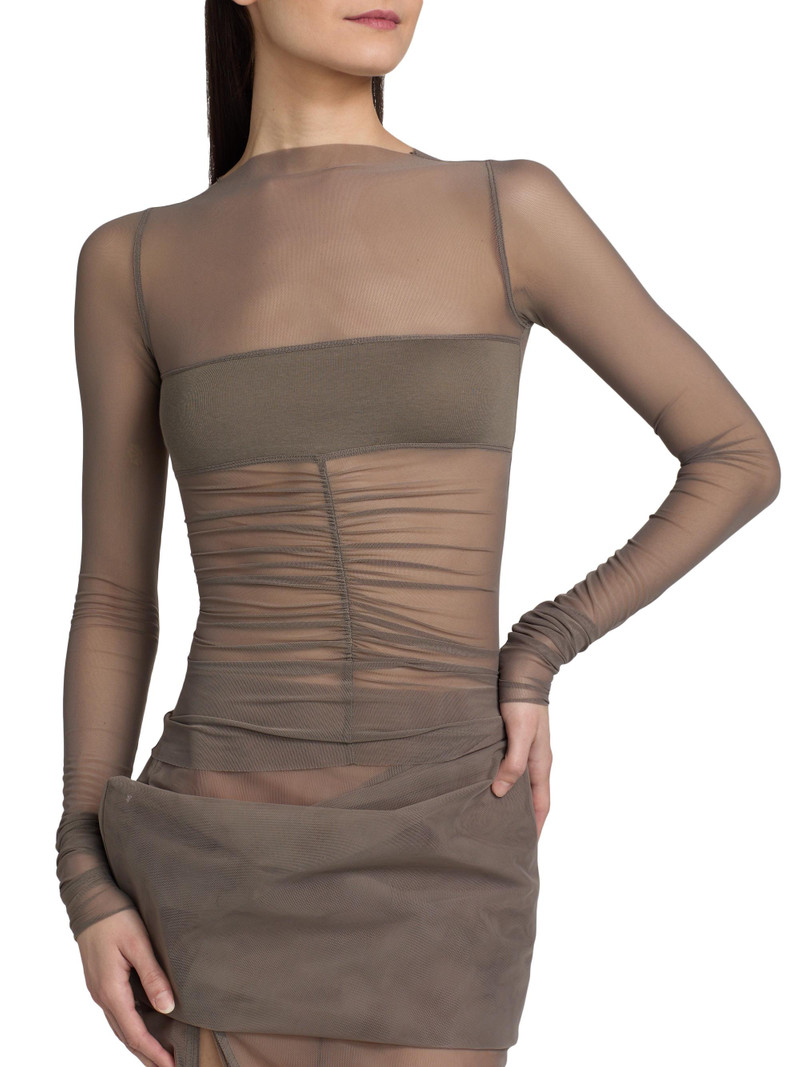 Women's Temple Sheer Bandeau Top - Dust 6