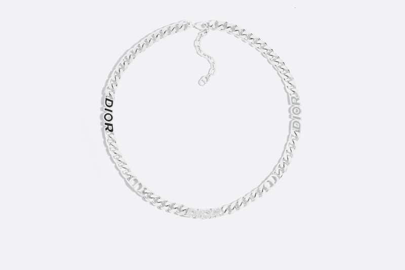 Dior Italic Chain Link Necklace 1