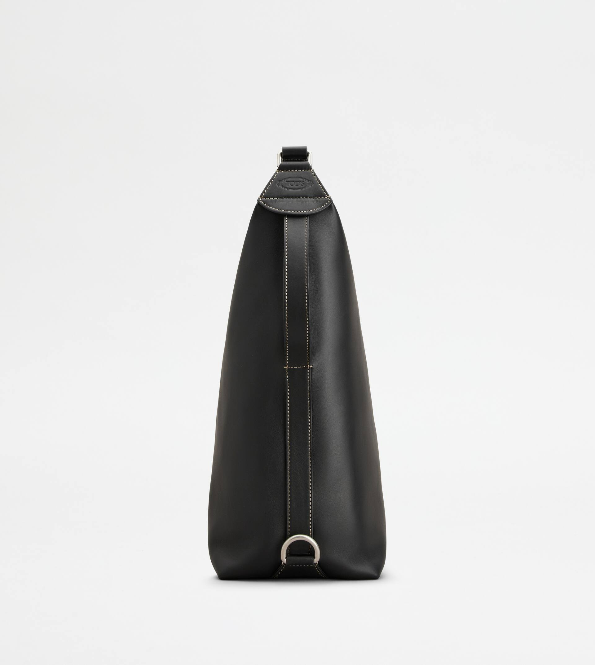 TOD’S MEDA BAG IN LEATHER SMALL - BLACK - 2