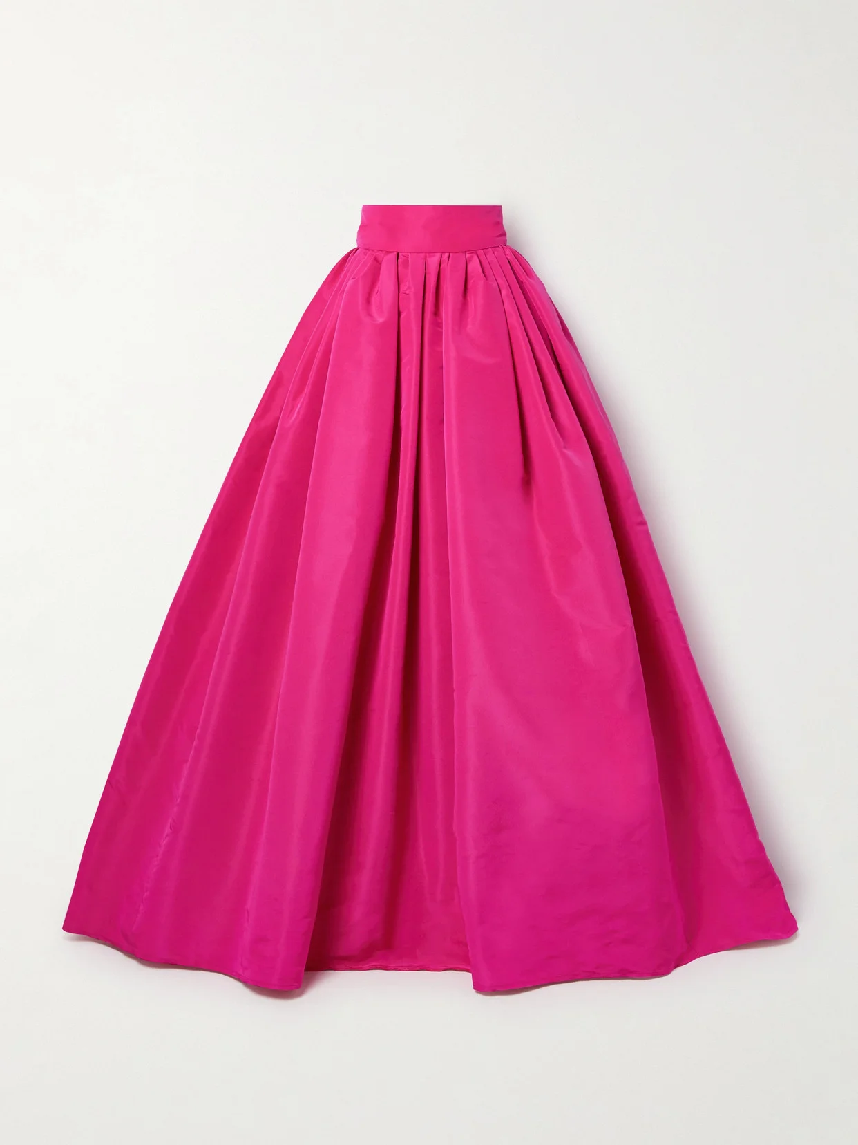 Pleated Silk-faille Maxi Skirt - 1